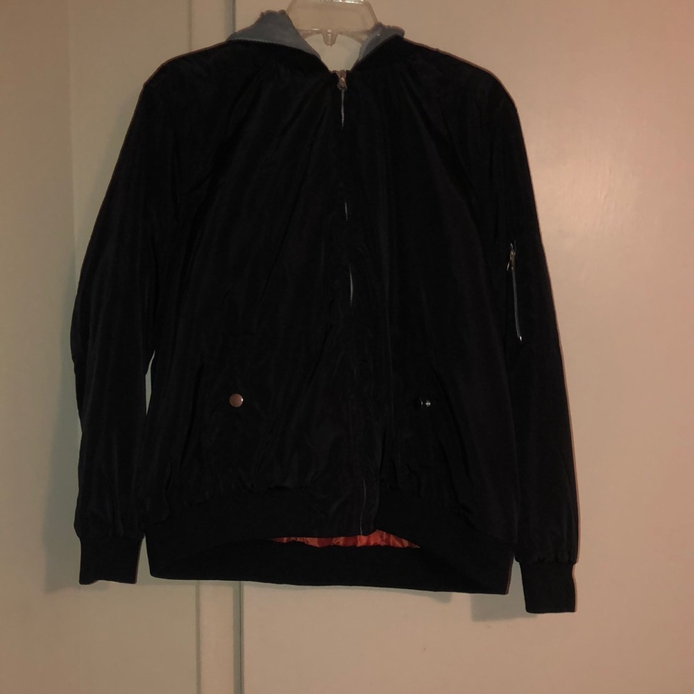 Black Bomber Jacket